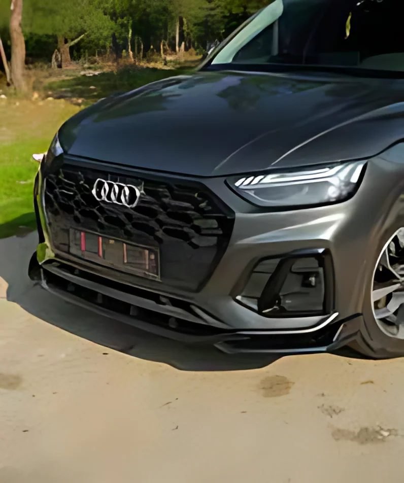 Ön Tampon Lip (Splitter) – Audi Q5 S-Line SUV Mk2 Facelift 2020-2024
